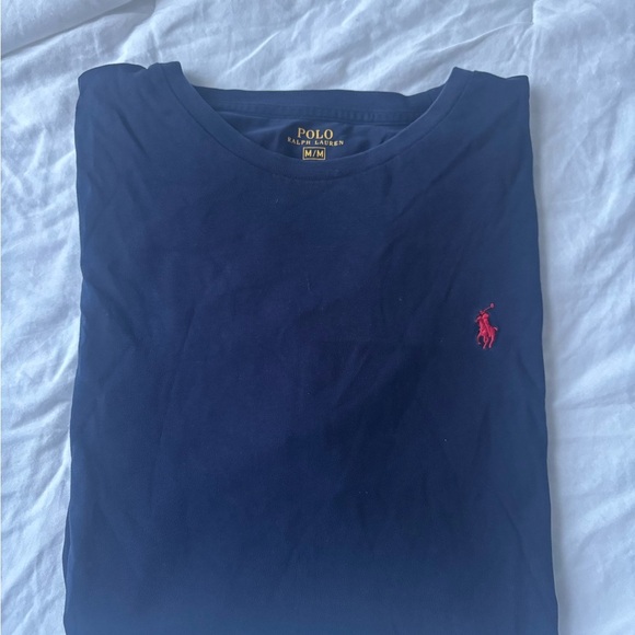 Polo Ralph Lauren Tee Shirt Navy Blue - Picture 3 of 4
